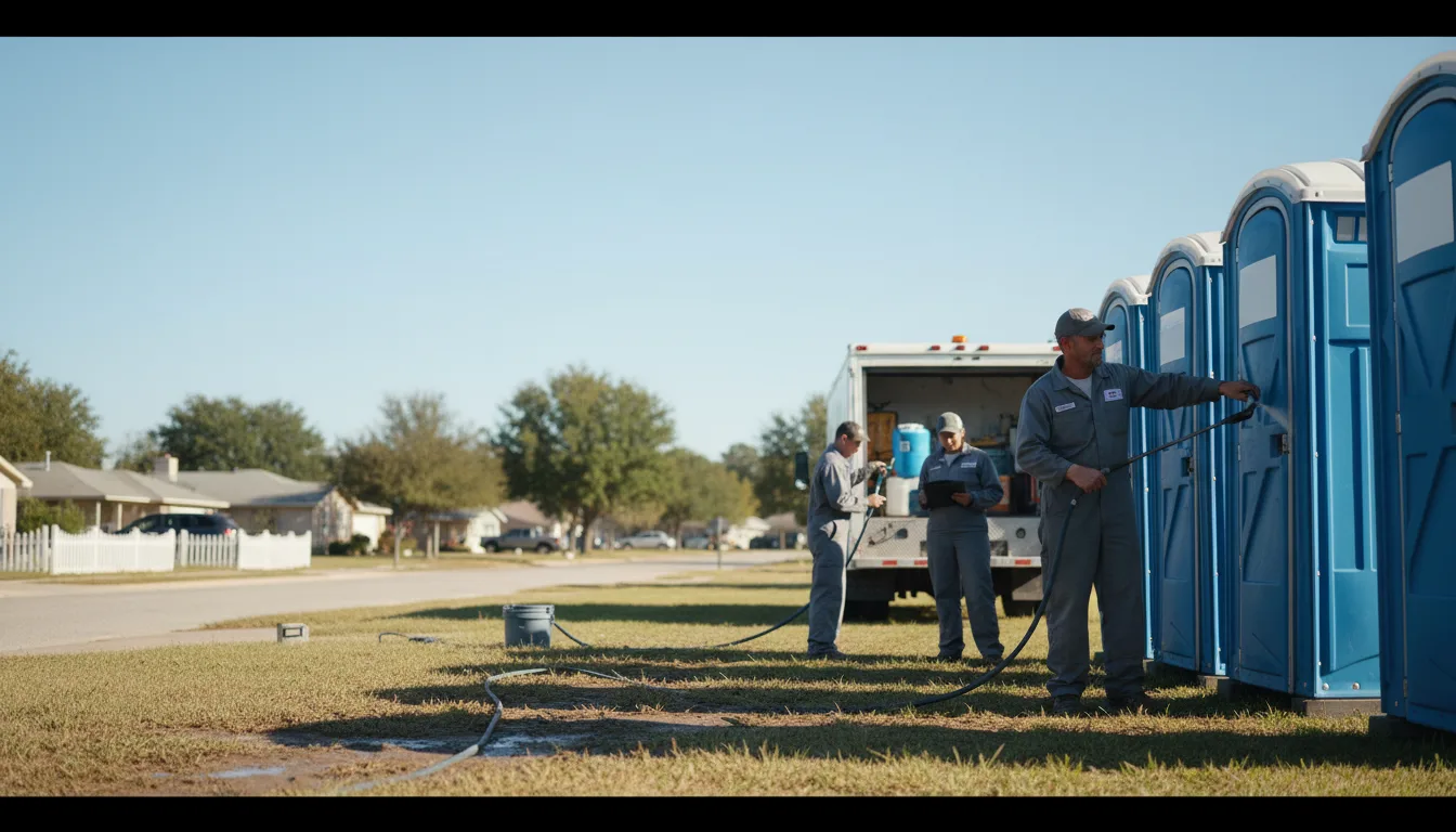 Long-Term Portable Toilet Rental in Ashton, IL near me